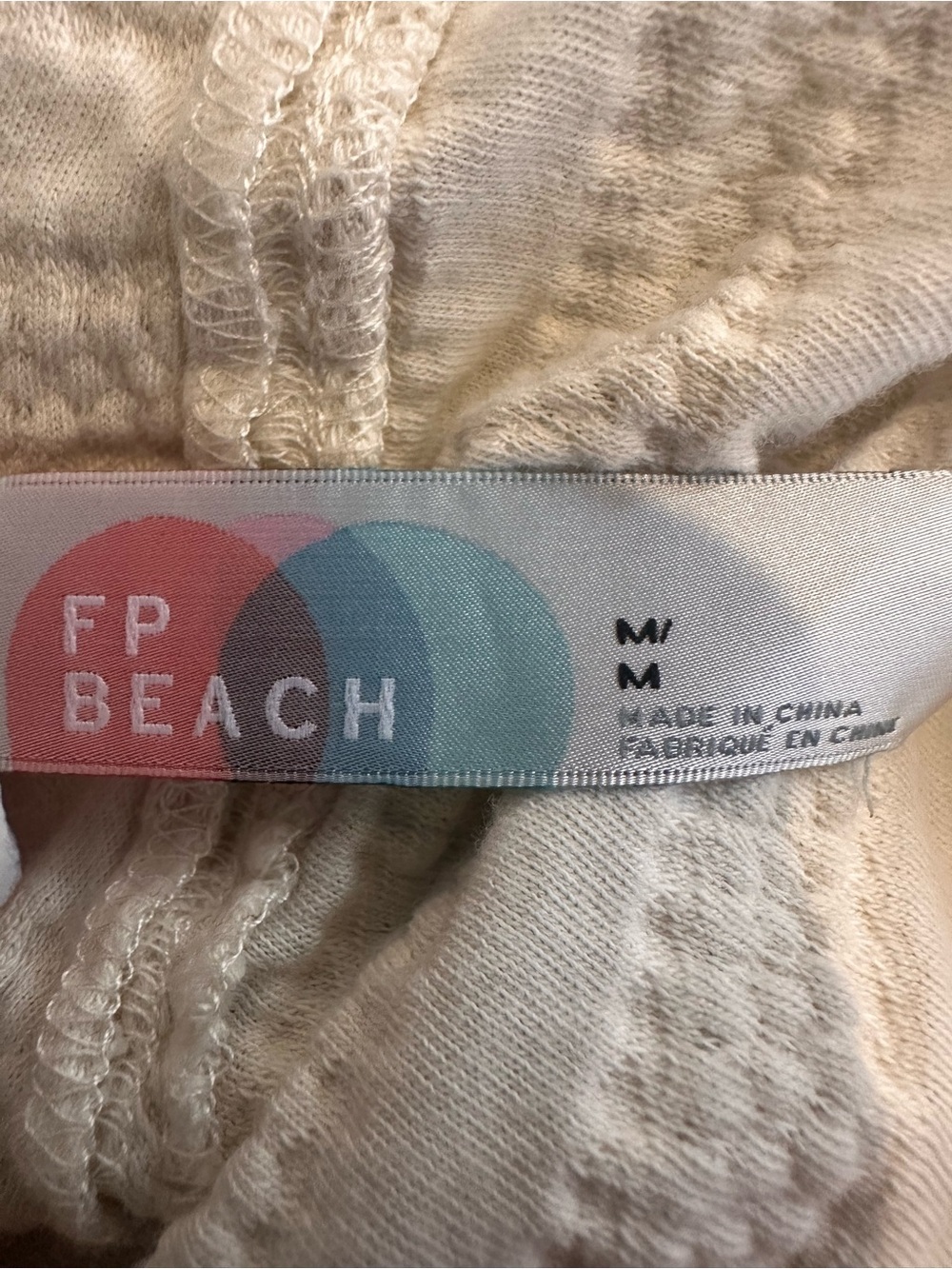Free People Beach Dress Women M Shay Convertible Mini Ivory Coastal Casual - Picture 7 of 11